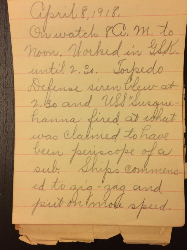 Source: C. Gilbert Hazlett, April 8, 1918