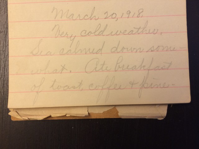 Source: C. Gilbert Hazlett, March 20, 1918