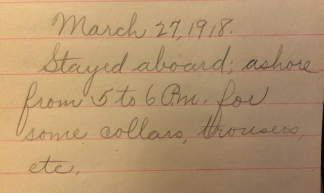 Source: C. Gilbert Hazlett, March 27, 1918