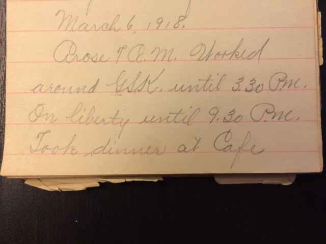 Source: C. Gilbert Hazlett, March 6, 1918