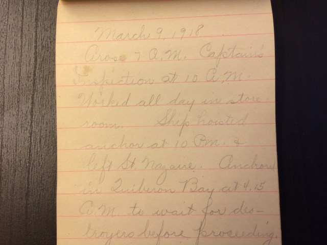 Source: C. Gilbert Hazlett, March 9, 1918