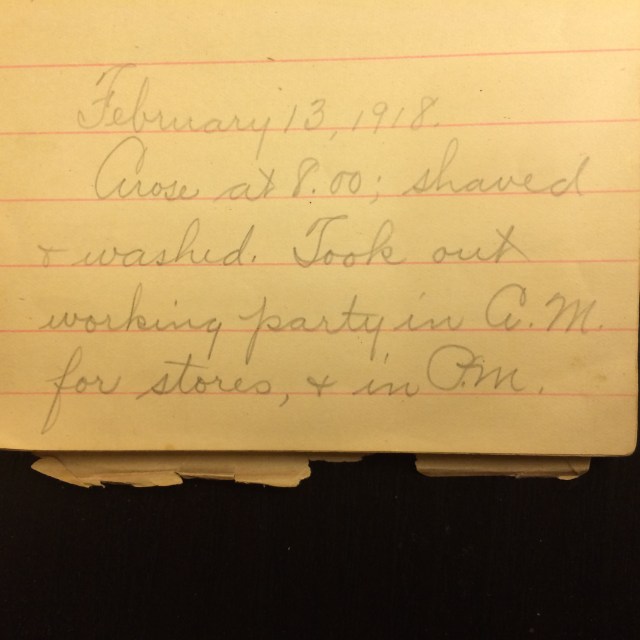 Source: C. Gilbert Hazlett, February 13, 1918