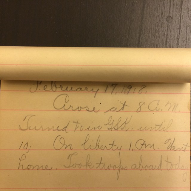 Source: C. Gilbert Hazlett, February 17, 1918