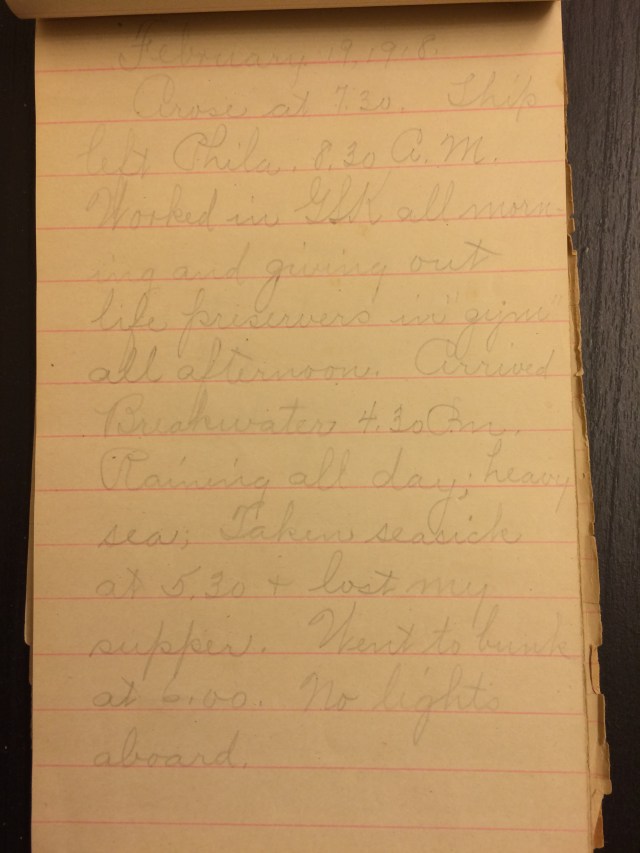 Source: C. Gilbert Hazlett, February 19, 1918